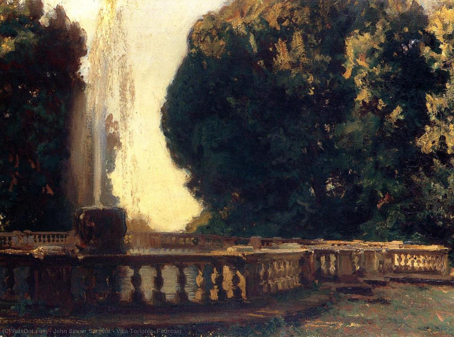 Villa Torlonia, Fountain — John Singer Sargent