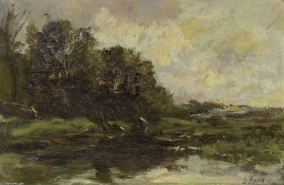 Stormy Landscape, Autumn — Jacob Henricus Maris