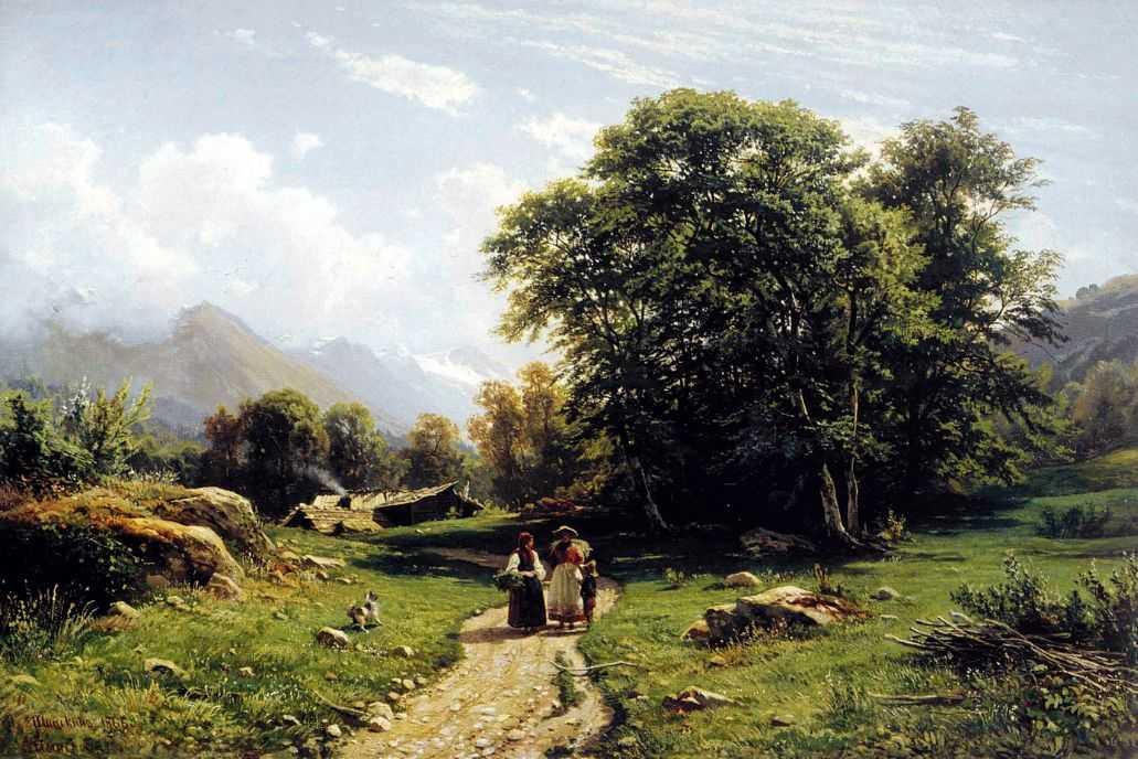 Swiss Landscape — Ivan Ivanovich Shishkin
