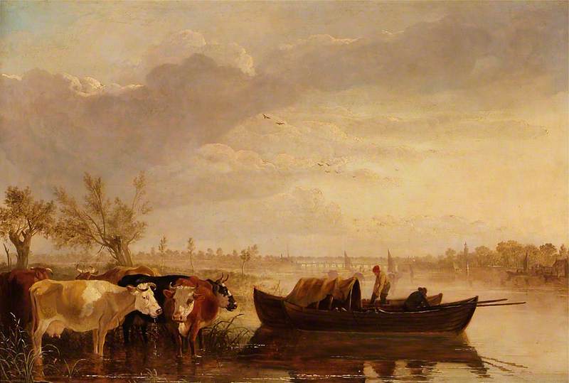 Old Chelsea Bridge — James M Burnet