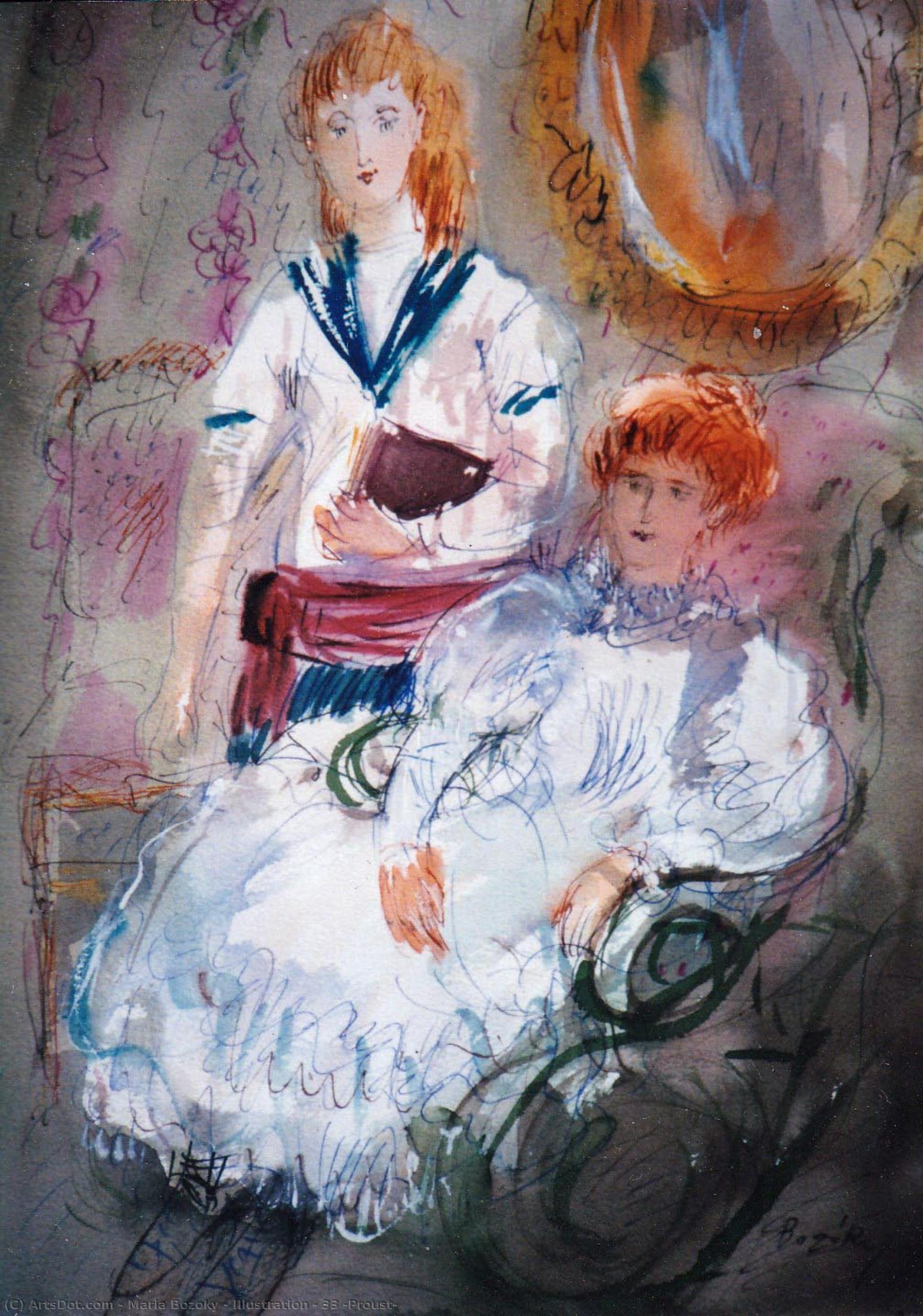 Illustration # 33 (proust) — Mária Bozóky