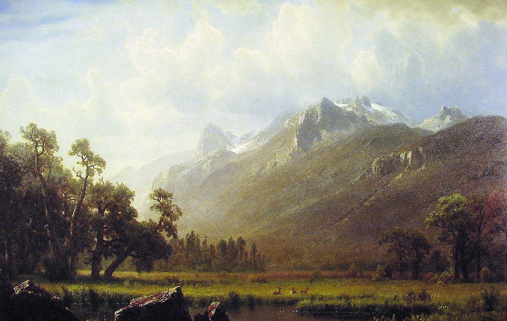 The Sierras Near Lake Tahoe — Albert Bierstadt