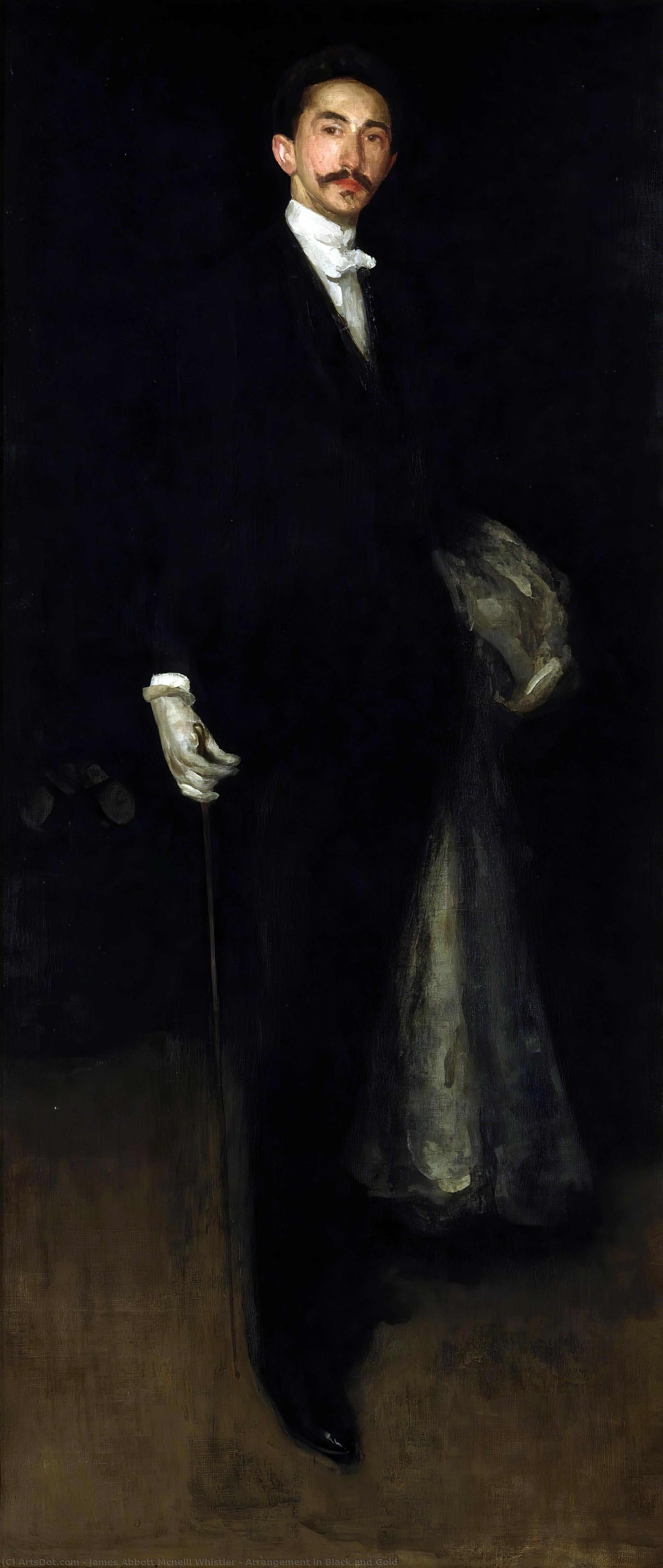 Arrangement In Black And Gold — James Abbott Mcneill Whistler