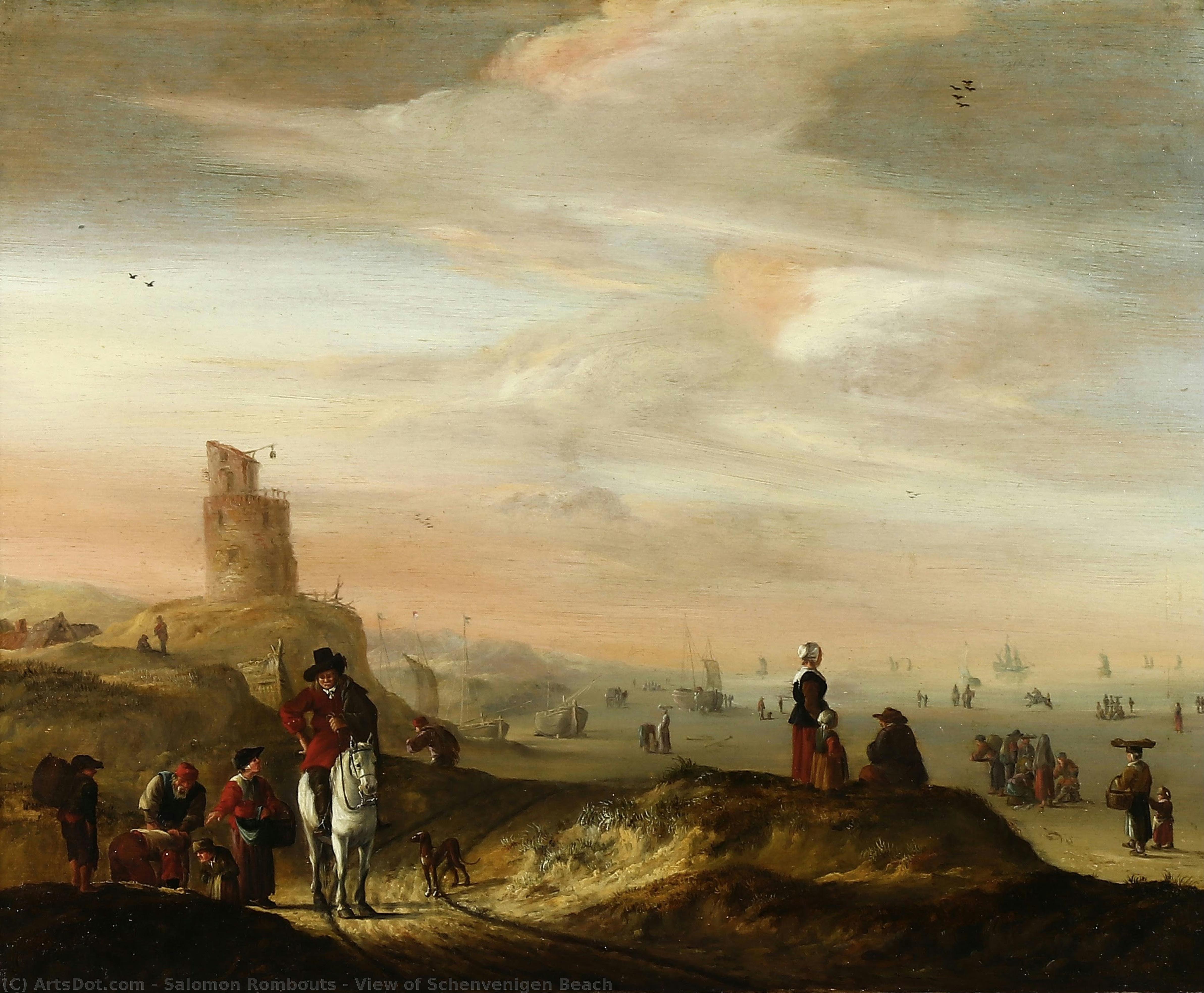 View Of Schenvenigen Beach — Salomon Rombouts