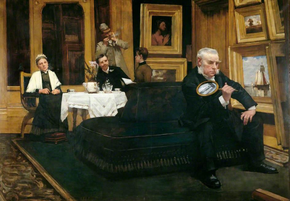 The Connoisseur — Henry Herbert La Thangue