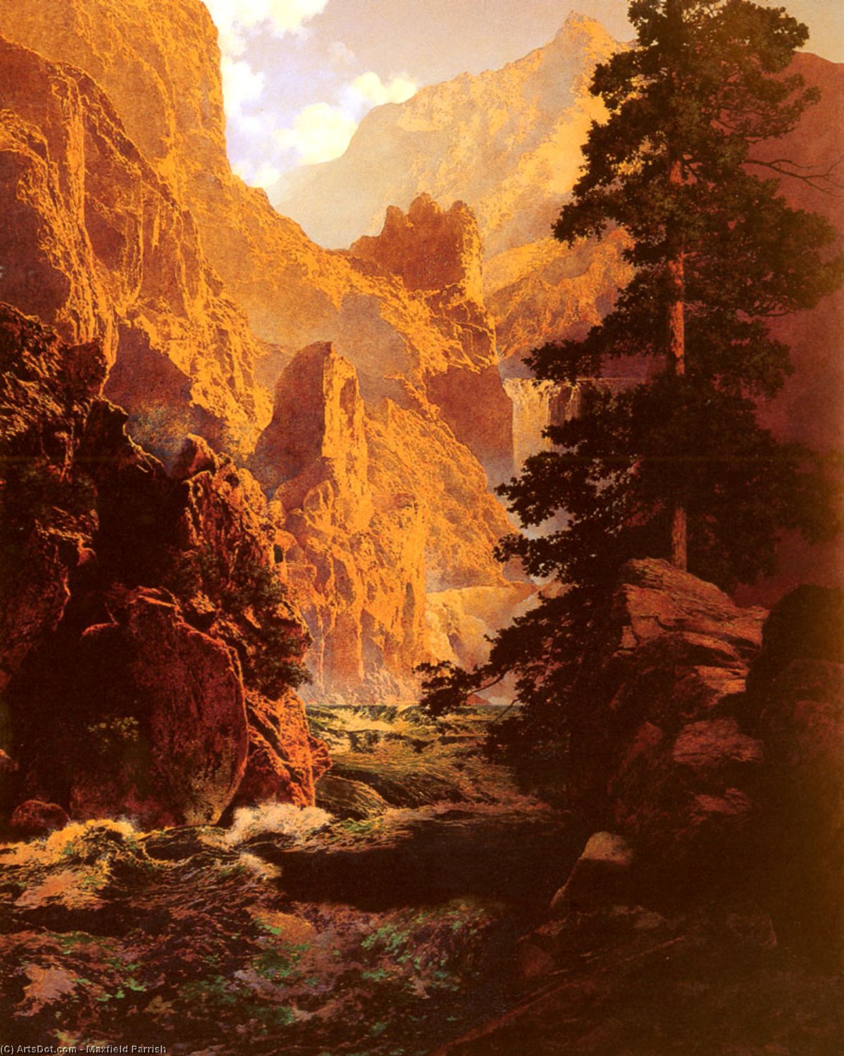 The Spirit Of Transportation — Maxfield Parrish