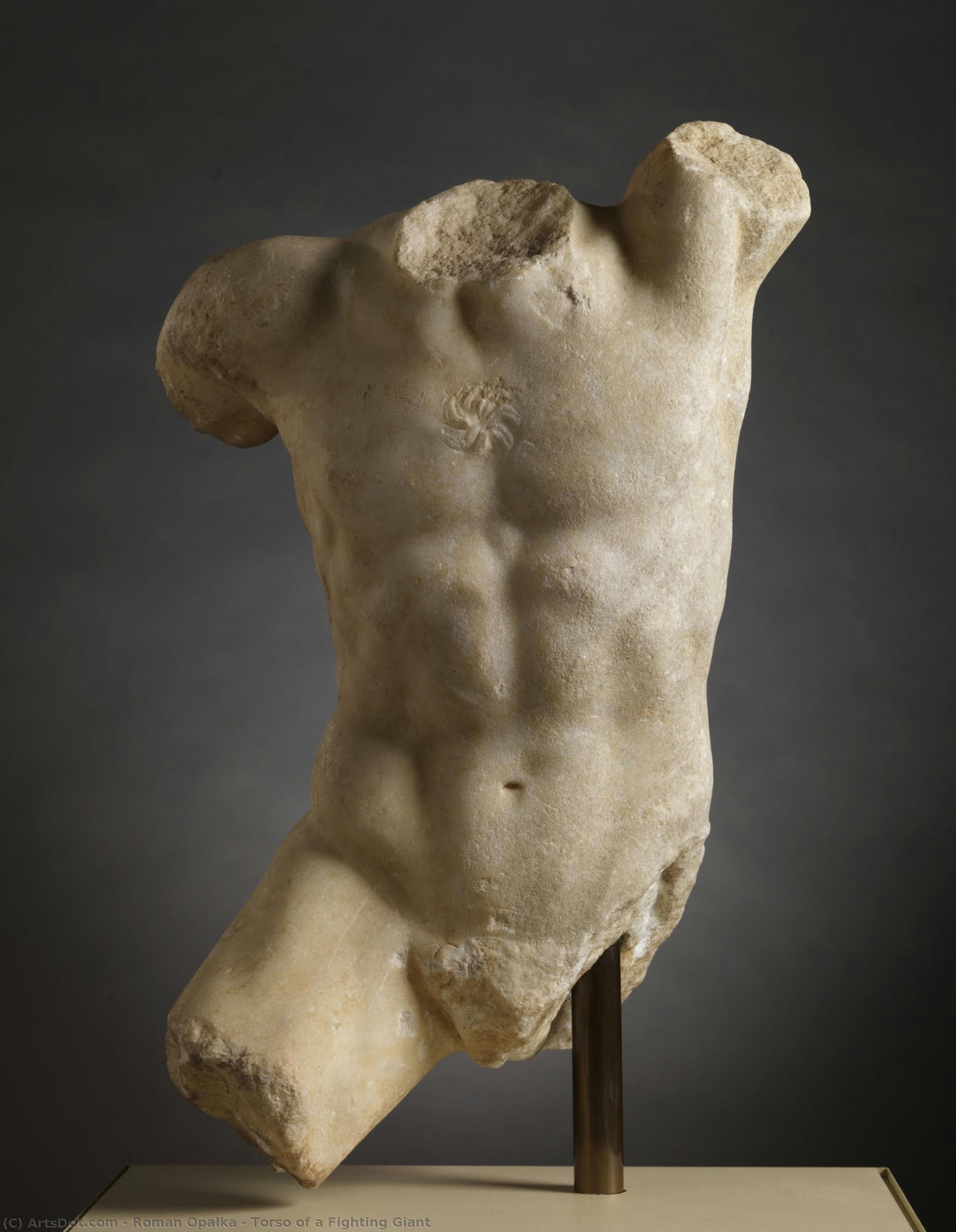 Torso Of A Fighting Giant — Roman Opałka