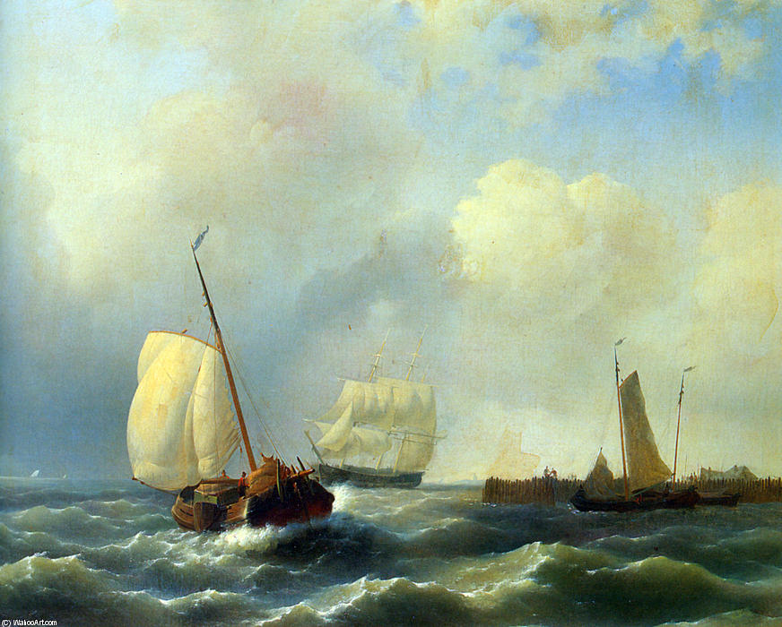 Skirting The Coast On A Breezy Day — Abraham Hulk Senior