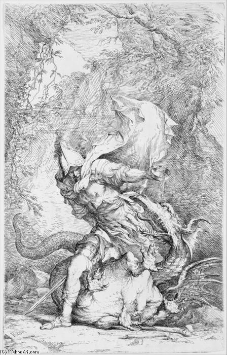 Jason And The Dragon — Salvator Rosa