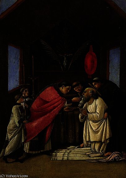 The Last Sacrament Of Saint Jerome — Sandro Botticelli
