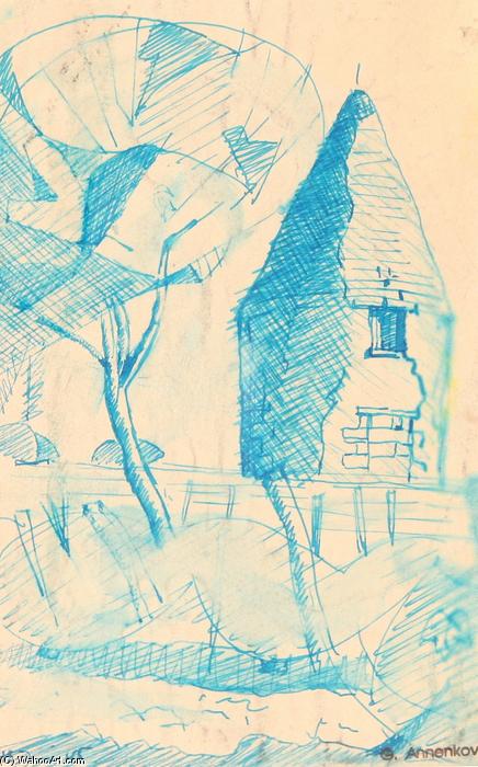Spire And Trees — Jury Annenkov