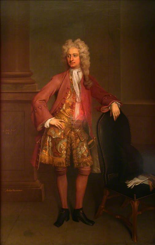 Arthur Vansittart (1691–1760) (detail) — Michael Dahl