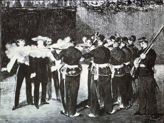 Die Hinrichtung Von Maximilien — Édouard Manet