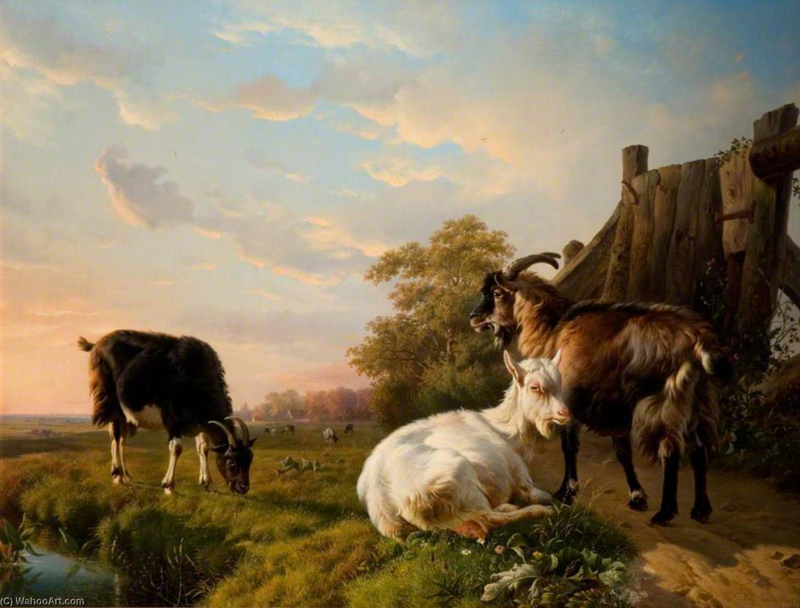 Goats — Eugène Joseph Verboeckhoven