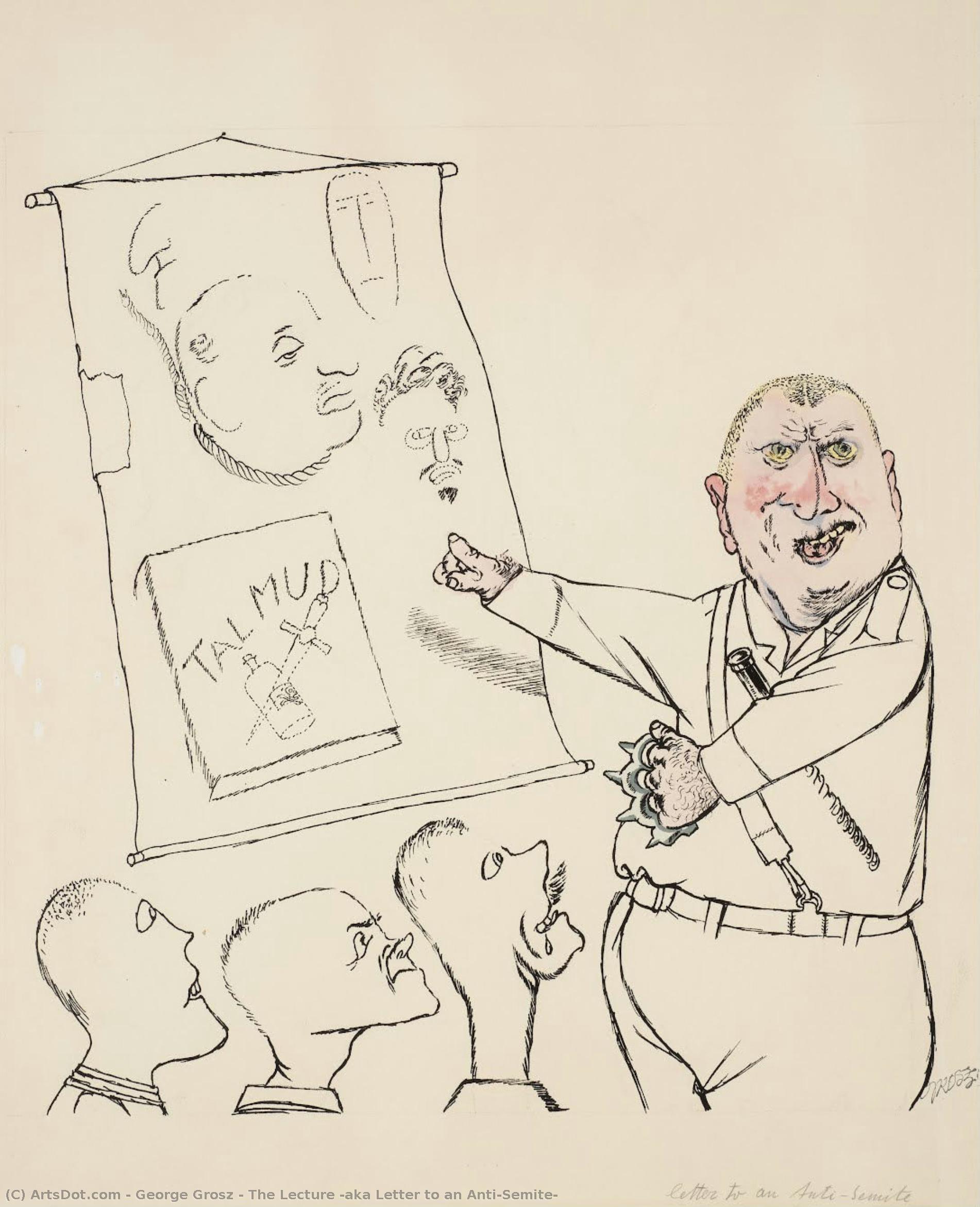 The Lecture (aka Letter To An Anti-semite) — Џорџ Грос