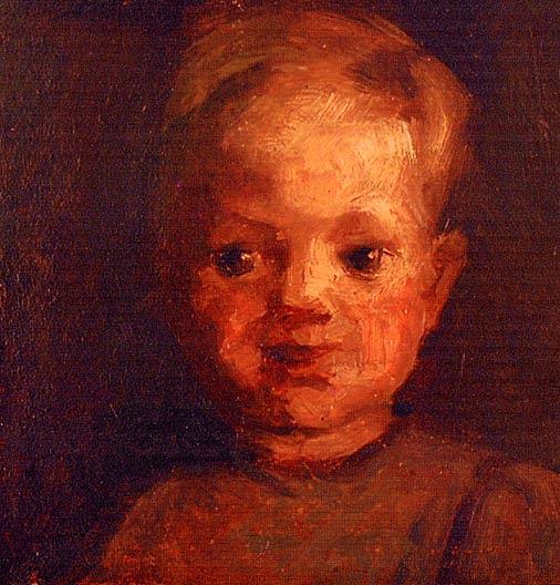 Baby, (painting) — Albert Henry Krehbiel