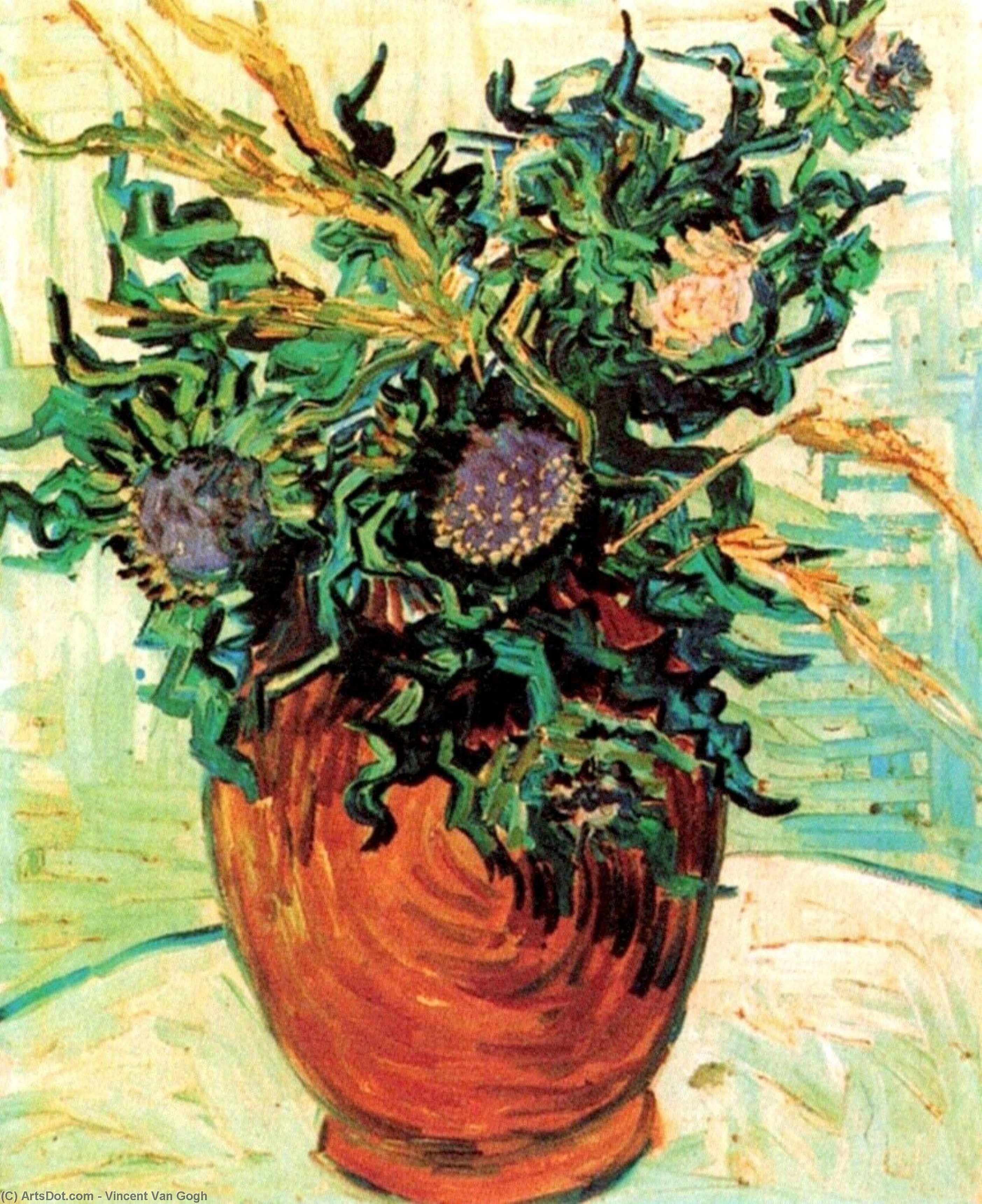 Still Life With Thistles — Vincent Willem Van Gogh