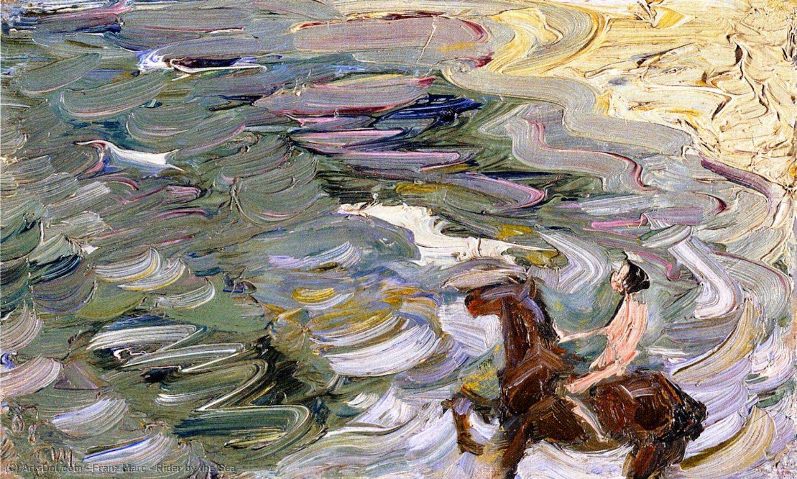 Rider By The Sea — Franz Marc