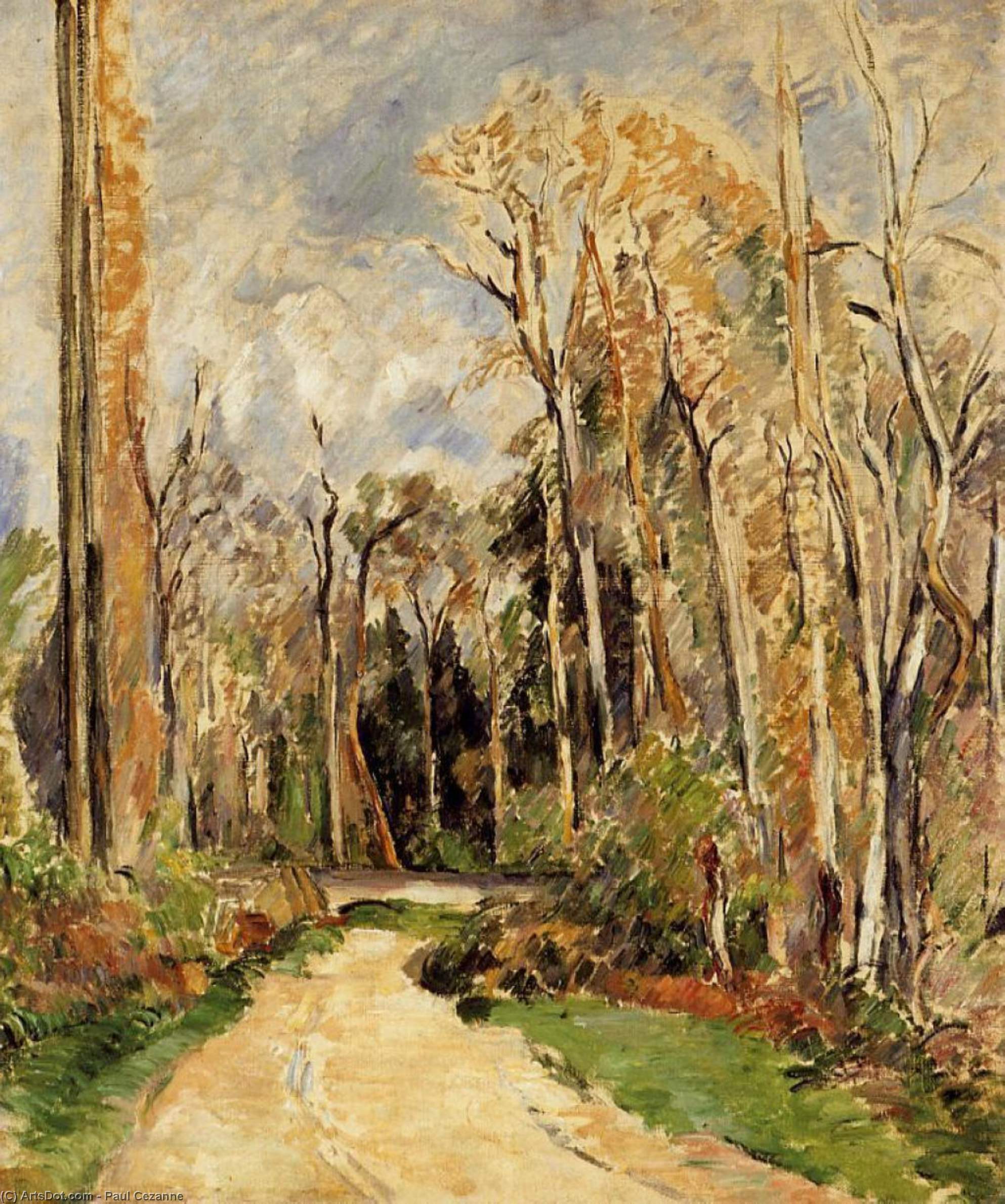 El Camino Al Bosque — Paul Cézanne