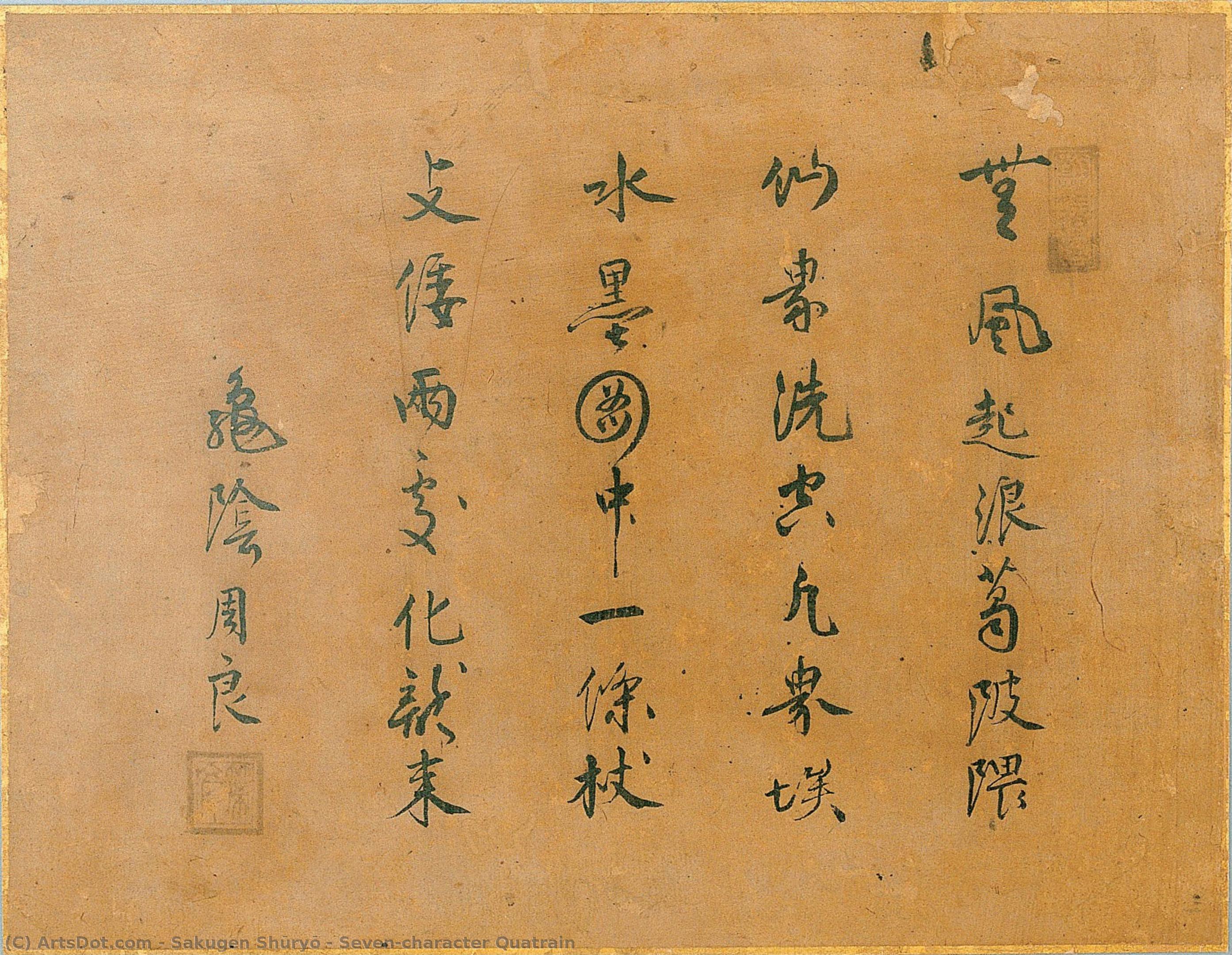 Seven-character Quatrain — Sakugen Shūryō