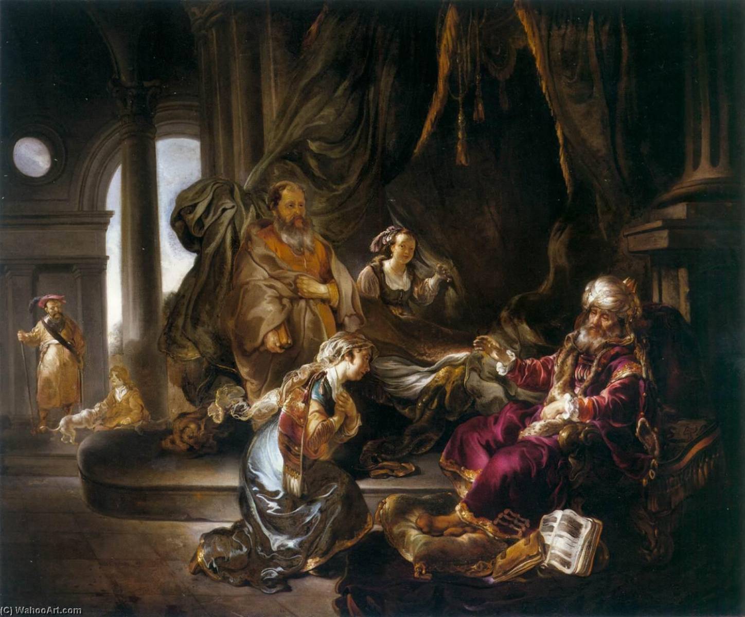 Bathsheba Makes An Appeal To King David — Jan Van Noordt
