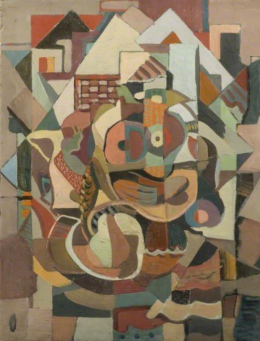 Girl And Fruit, A Cubist Study — Theodor Kern