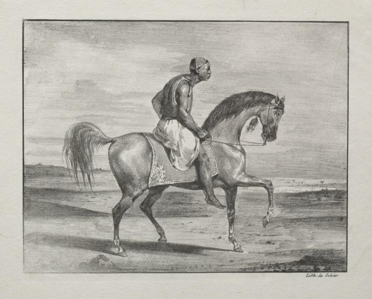 African On Horseback — Eugène Delacroix