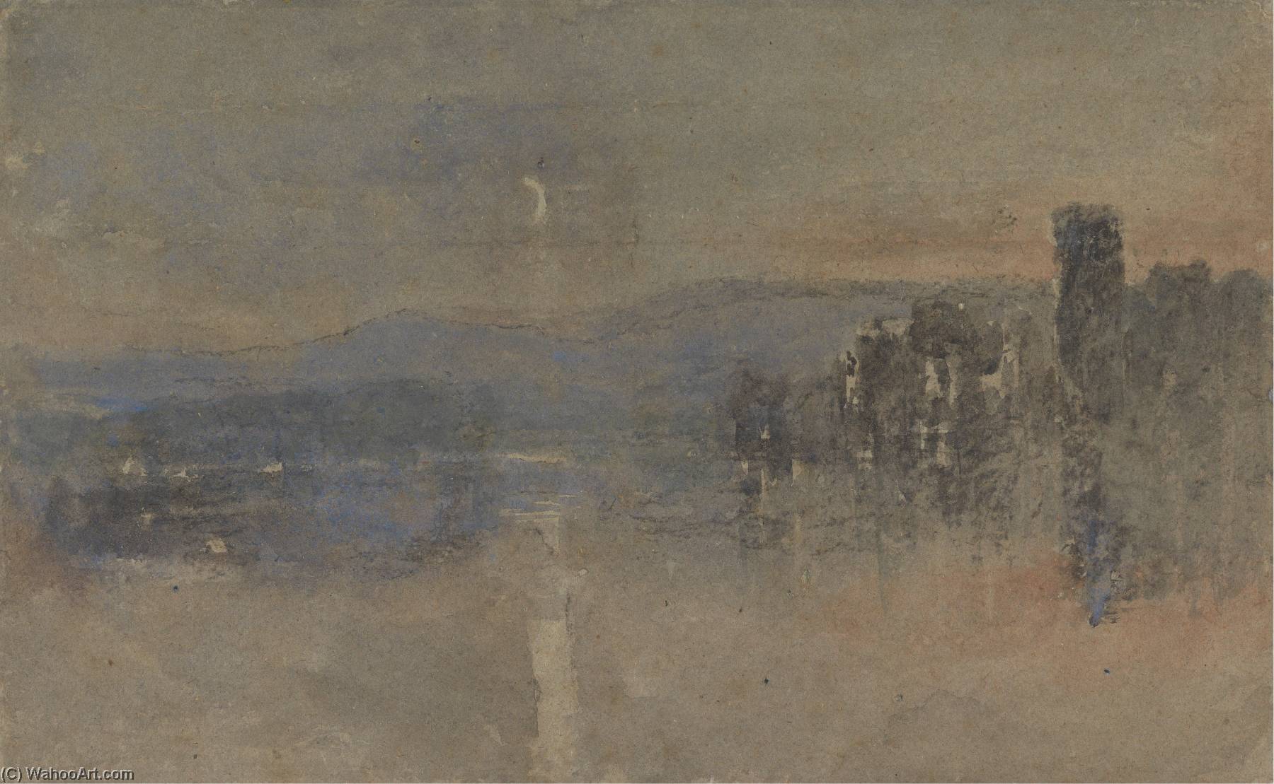 Moonlight Landscape — David Cox