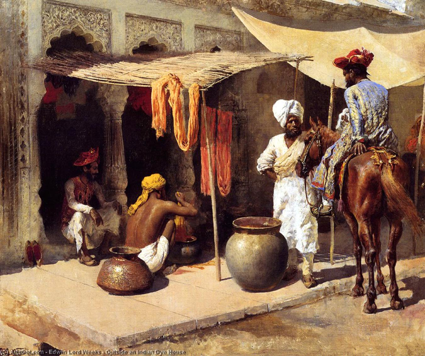 Outside An Indian Dye House — Edwin Lord Weeks