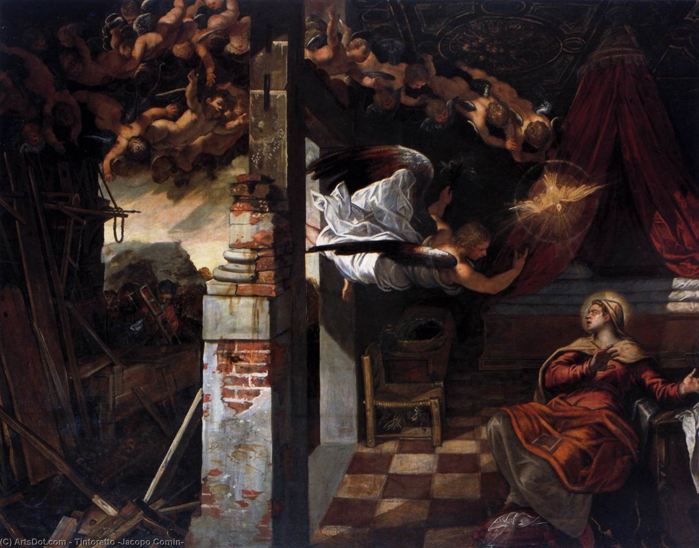 The Annunciation — Jacopo Tintoretto