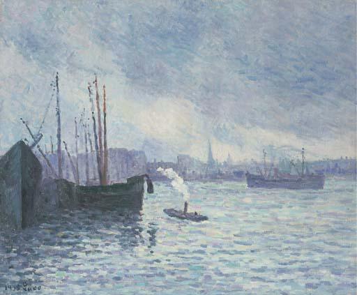 The Port Of Rotterdam 1 — Maximilien Luce