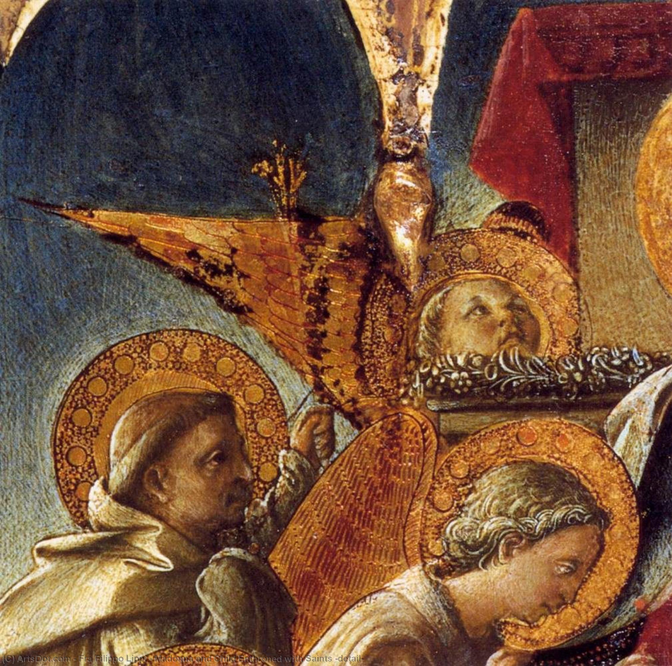 Madonna And Child Enthroned With Saints (detail) — Filippo Di Tommaso Lippi