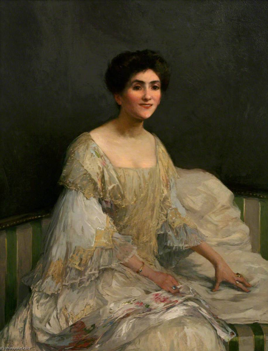 The Bride (lady Forbes) — Elizabeth Adela Stanhope Forbes