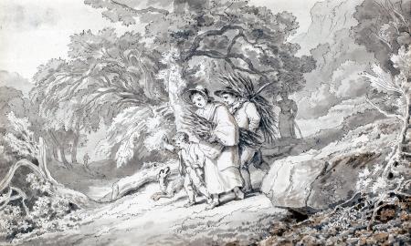 Gathering Firewood — John White Abbott