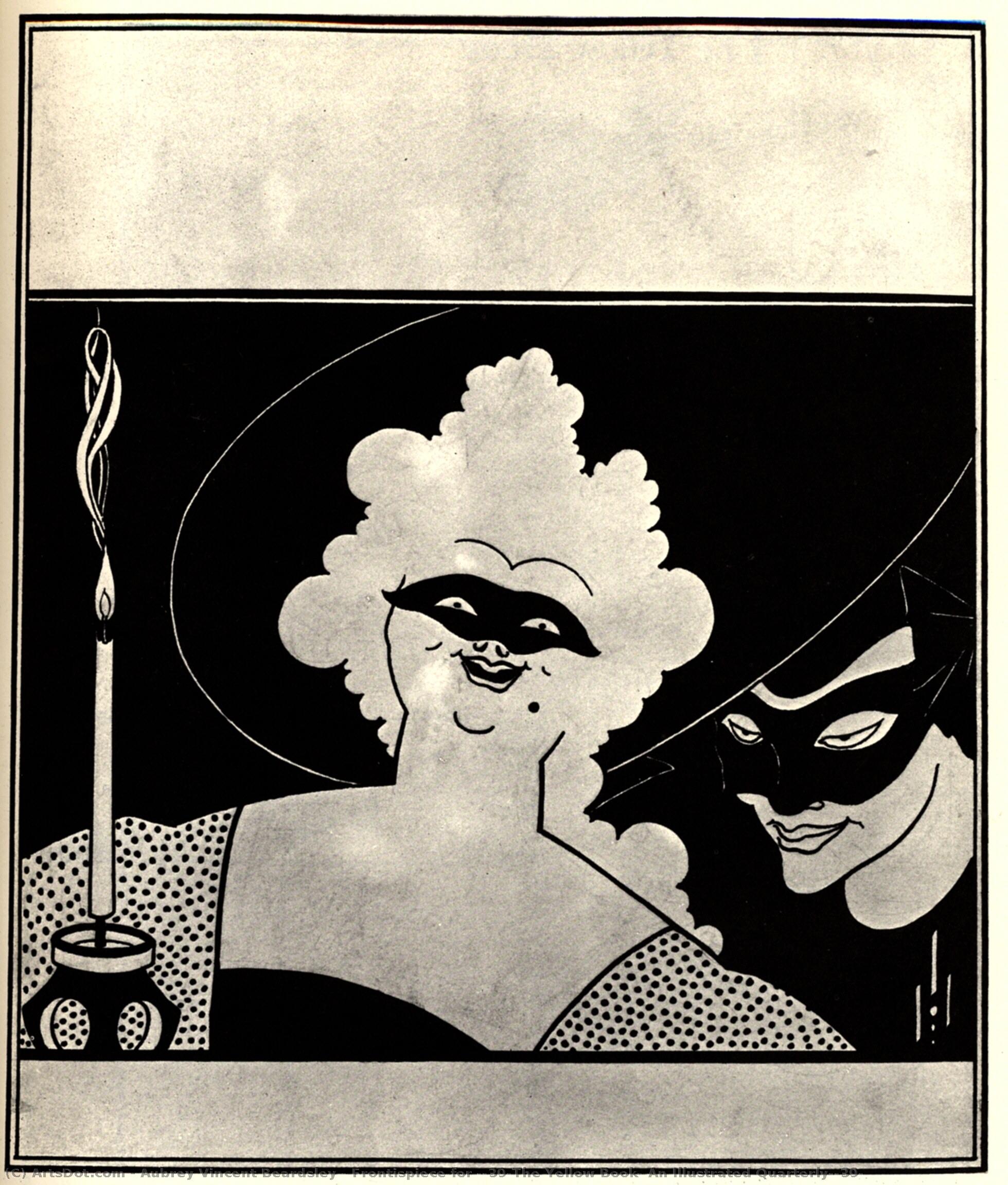 Frontispiece For 'the Yellow Book: An Illustrated Quarterly' — Aubrey Vincent Beardsley