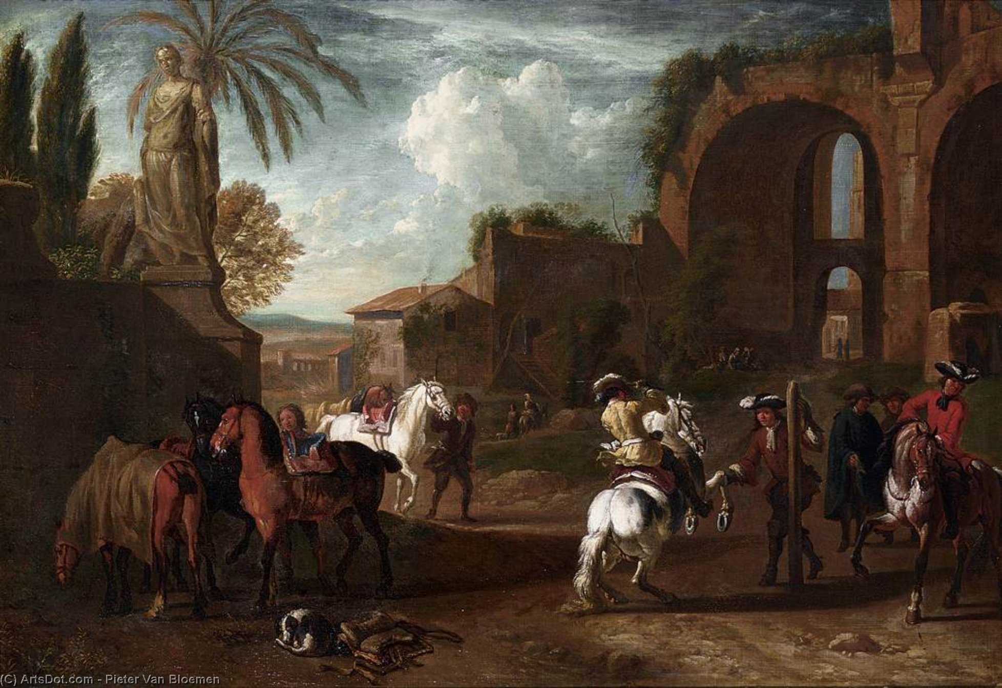 A Riding-school — Pieter Van Bloemen