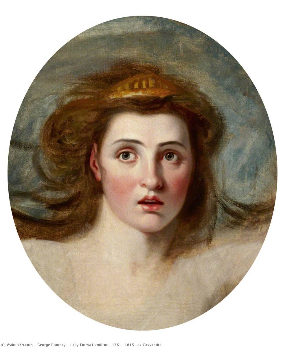 Lady Emma Hamilton (1761 –1815) As Cassandra — George Romney