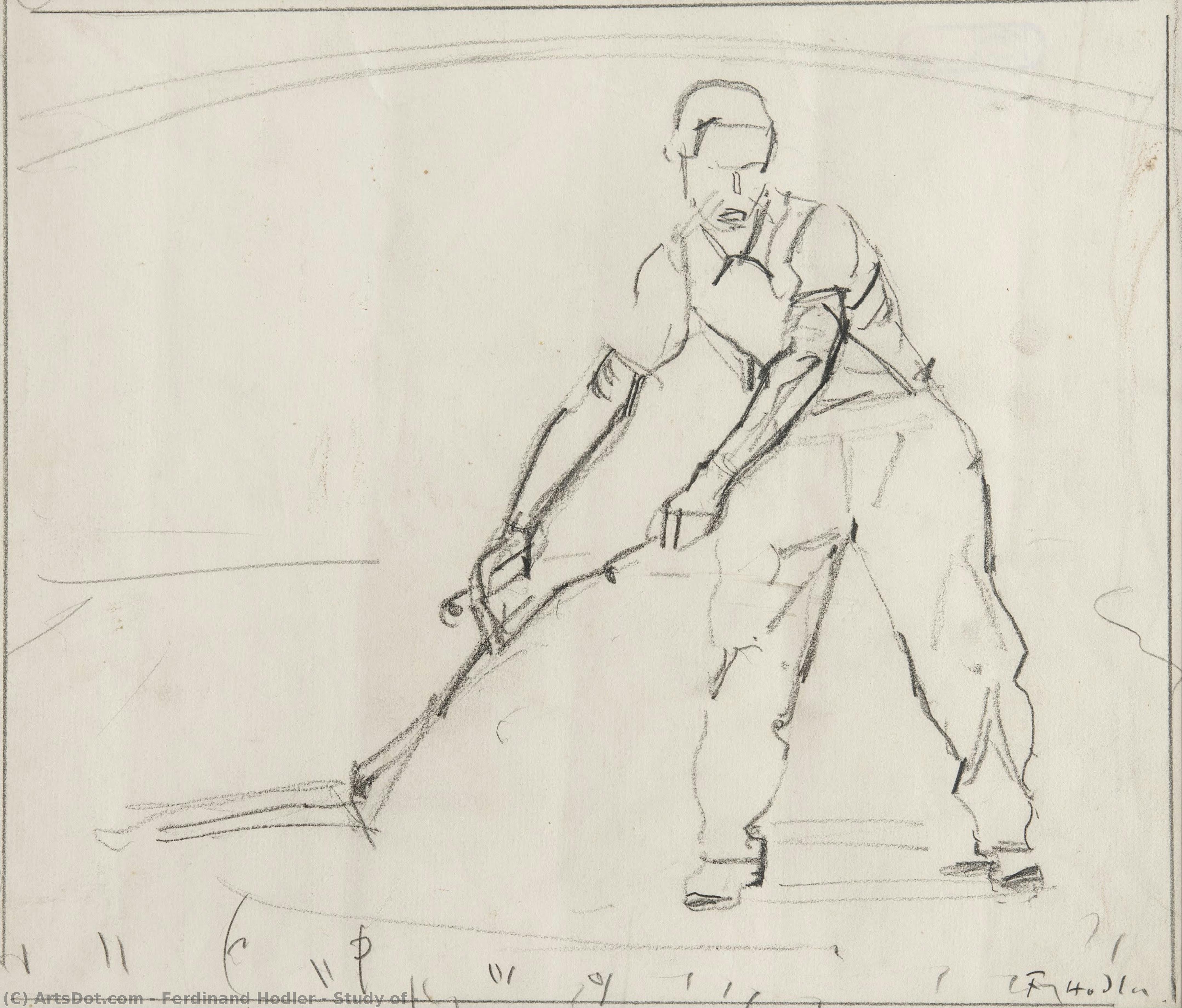 Study Of — Ferdinand Hodler