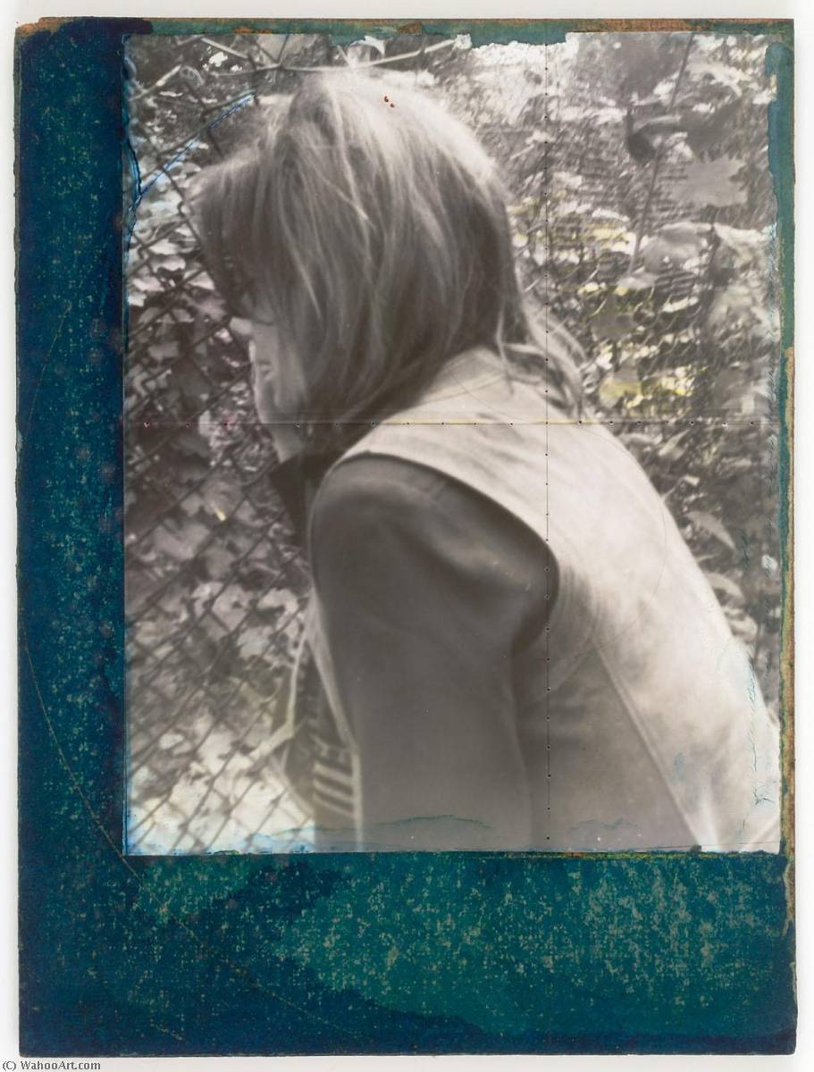 Untitled (woman At Chain Link Fence) — Joseph Cornell