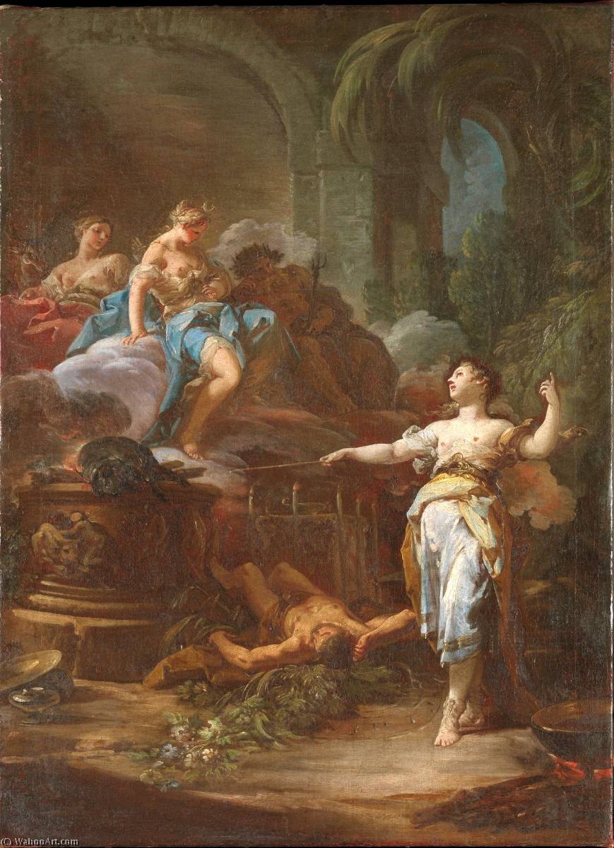 Medea Rejuvenating Aeson (sketch) — Bottega Di Corrado Giaquinto