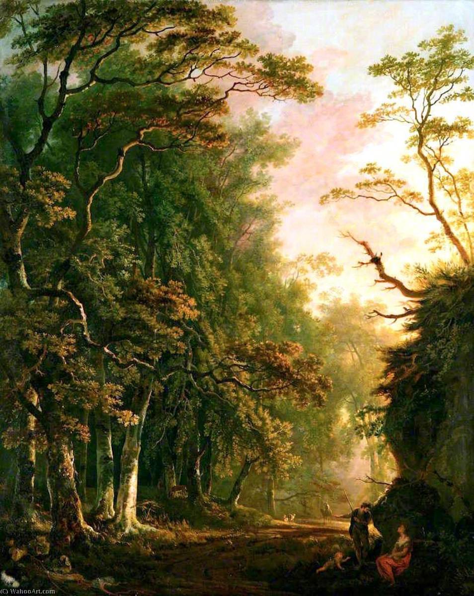 The Drive, Norbury Park — George Barret The Elder
