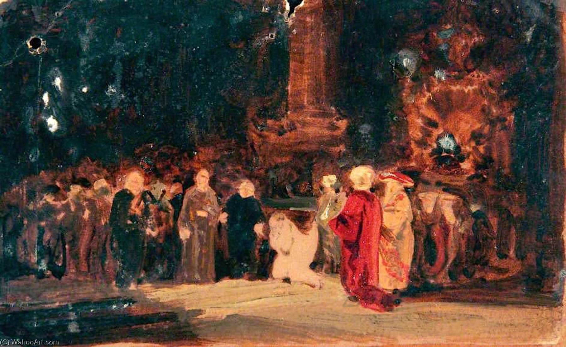Figures In An Interior — Joseph Clover