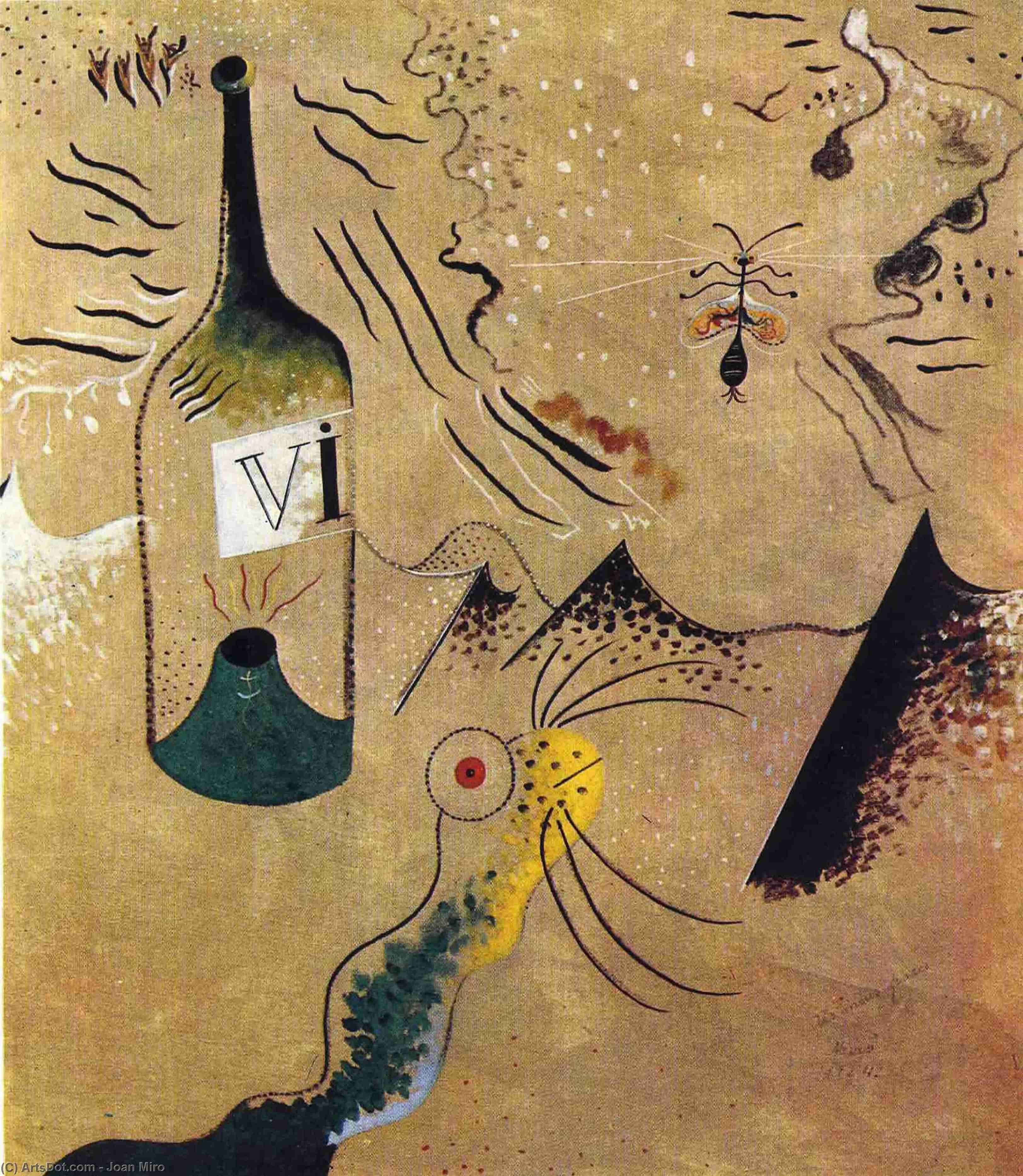 Flasche Wein — Joan Miró