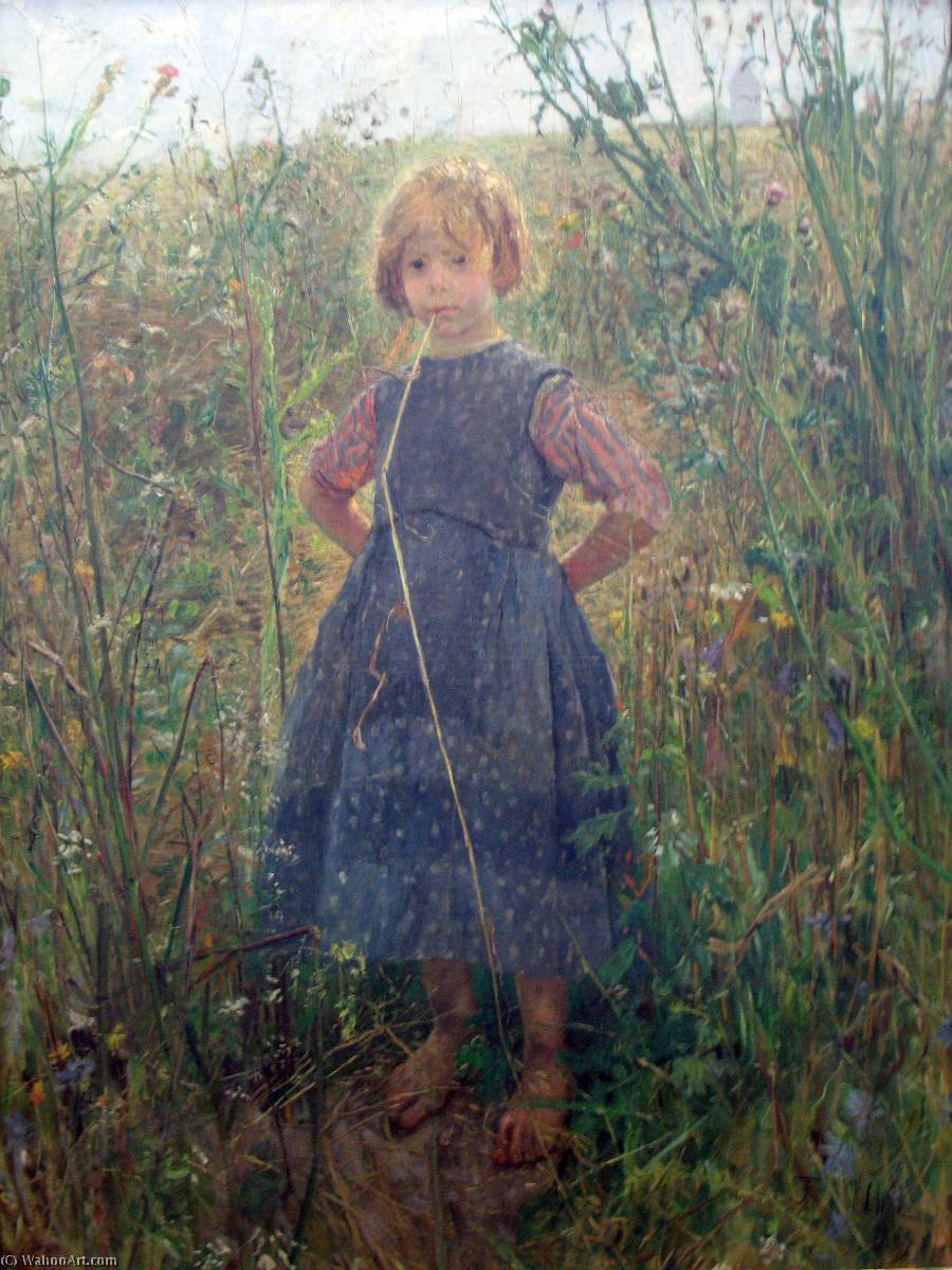 Little Princess On The Heath — Fritz Von Uhde