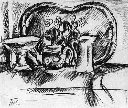Still Life With A Tray — Pyotr Konchalovsky