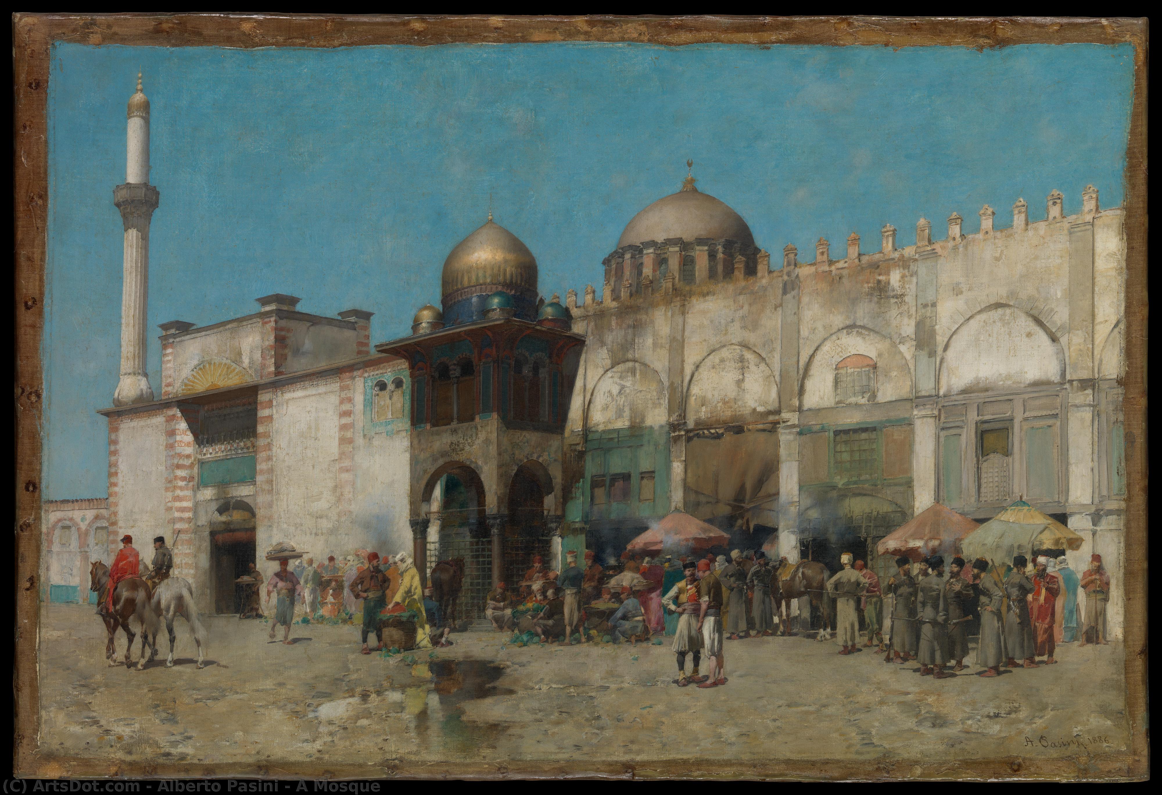A Mosque — Alberto Pasini
