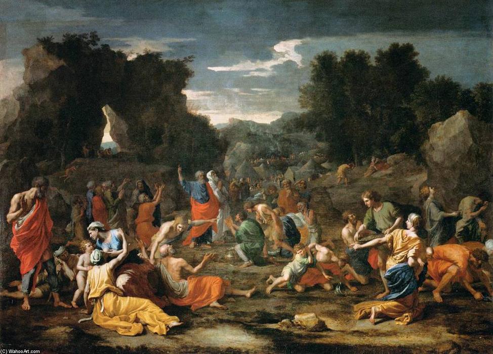 The Jews Gathering The Manna In The Desert — Nicolas Poussin