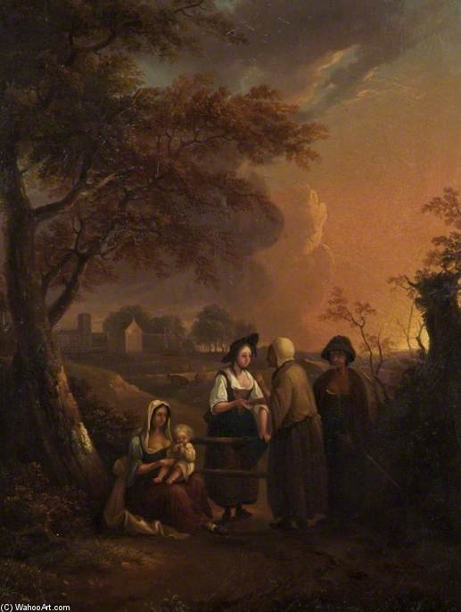 The Parson's Maid And The Gypsies — Thomas Barker