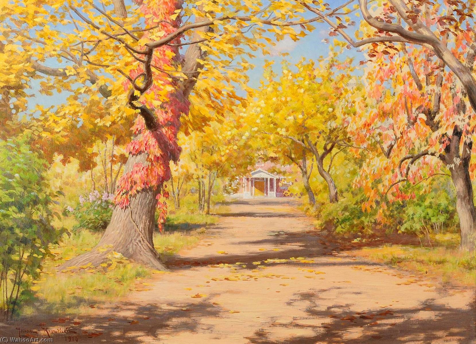 House Behind The Autumn Trees — Johan Krouthén