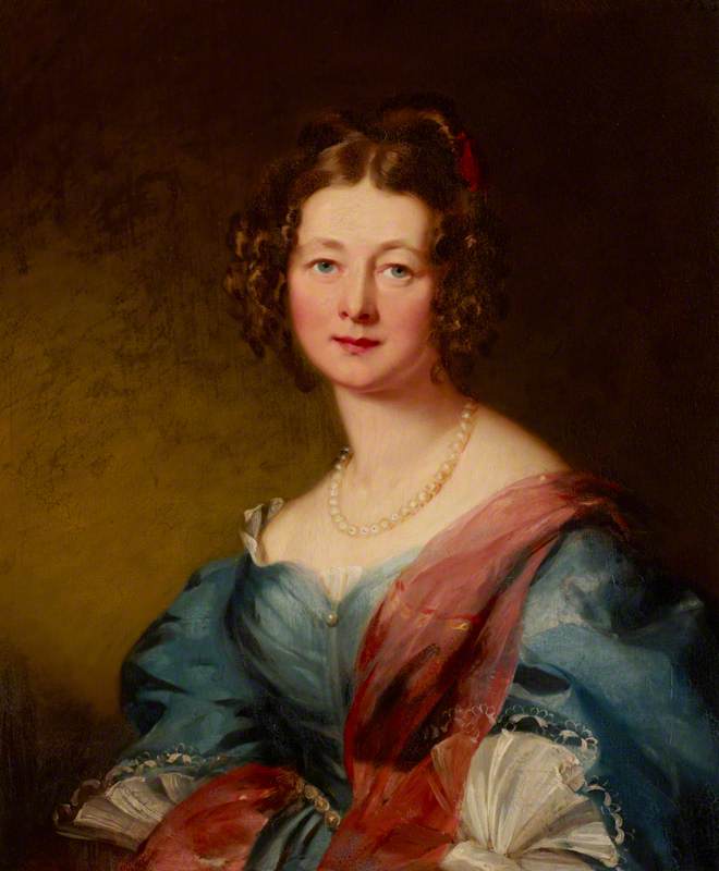 Frances Wyndham (1789–1848), Lady Burrell — John Seymour Lucas